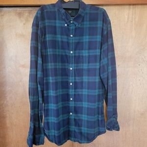 J. Crew Button up plaid shirt